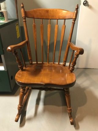Vintage Nichols & Stone Co.  Rocking Chair.  Pre - Owned.