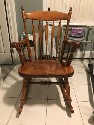 Vintage Nichols & Stone Co.  Rocking chair.  Pre - owned. 2