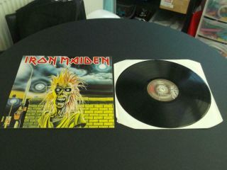 Iron Maiden - Iron Maiden 1985 Uk Press 12 " Vinyl Record Lp Ex/ex