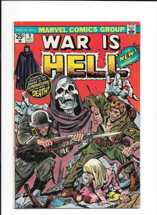 War Is Hell 9 (1974) Vf Early Death Appearance Marvel Comics
