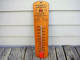 Vintage International Harvester Thermometer Haggerty Anderson Jamestown York