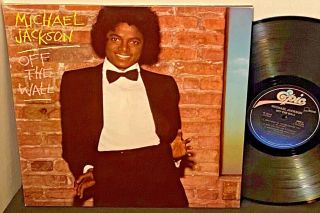 Michael Jackson Off The Wall 1979 Epic Og Pop Soul Lp Ex,  / Ex