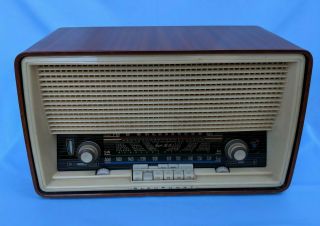 Vintage Blaupunkt Sultan 20203 Broadcast Shortwave Ac 110 German Radio 1961