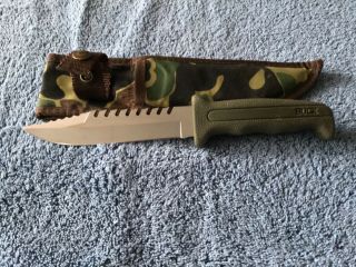 Vintage/rare 1986 - Buck Fieldmate 639 Fixed Blade Knife - W/ Sheath