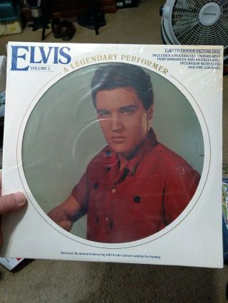 Elvis A Legendary Performer Volume 3 Picture Disc Lp Still Shrinkwrapped 1978