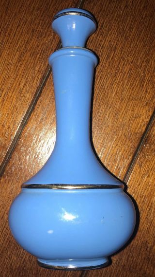 Vintage Avon Royal Blue Decanter Vase Bottle Charisma