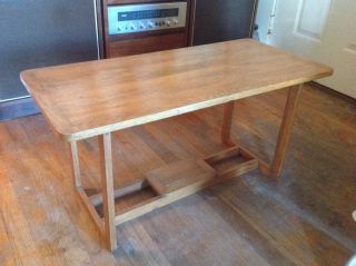 Vintage Arts,  Crafts Mission Oak Coffee Accent Table Console Entryway Hall