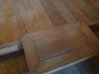 Vintage Arts,  Crafts Mission Oak coffee Accent Table Console Entryway Hall 3