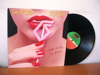 Twisted Sister " Love Is For Suckers " Promo Lp 1987 (atlantic 81772)