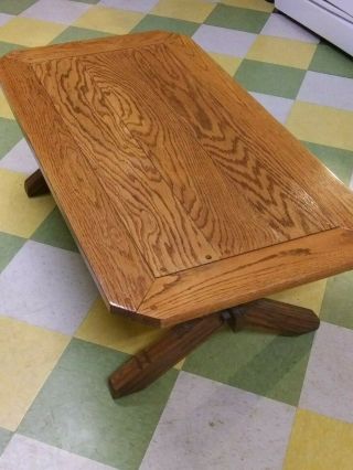 A Brandt Ranch Oak X Leg Coffee Table Vintage Furniture Louisiana