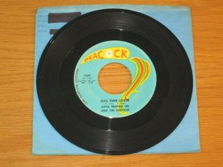 Blues / R&b 45 Rpm - Little Frankie Lee - Peacock 1929 - " Full Time Lover "