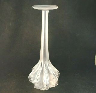 Vintage Lalique Marie Claude Glass Leaded Crystal Vase Rare & Old