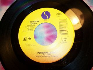 DEPECHE MODE Personal Jesus 45 RPM 1989 Sire Back To Back Hits Near 2