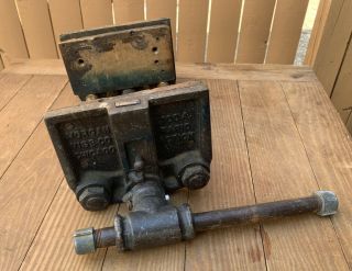 Vintage Morgan 100a 7x9 Quick Release Woodworking Vise Under Bench Mount Usa