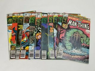 Man Thing Vol.  2 1 - 11 Complete Run Dc Comics 1979