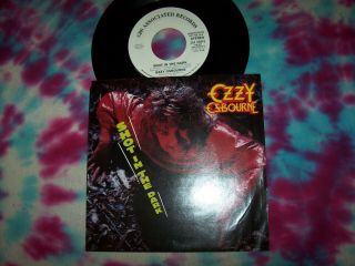 Ozzy Osbourne Shot In The Dark 45 & Picture Sleeve 1986 Stereo Promo Nm Vinyl