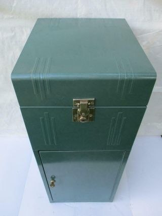 Art Deco Era Metal Filing Cabinet