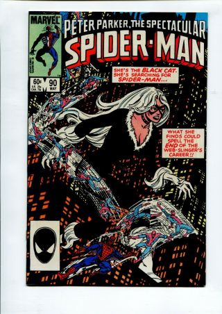 Peter Parker The Spectacular Spider - Man 90 Nm 1st Black Costume