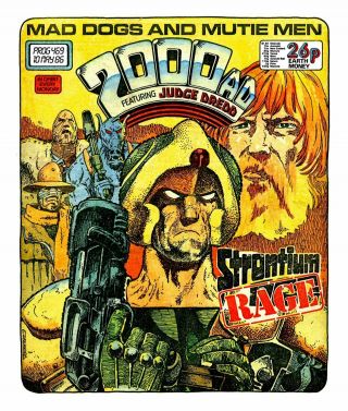 2000ad Prog 461 - 470 Strontium Dog Death Of Wulfsternhammer Judge Dredd Comics 