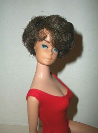 Vintage Barbie Doll 1960s Sidepart American Girl Head Bubblecut Doll