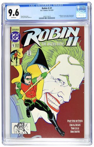 Robin Ii 1 Cgc Graded 9.  6 Nm,  October 1991 Dc Comics 1st Issue The Joker 