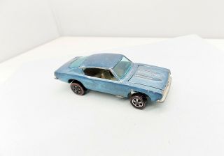 Hot Wheels Custom Barracuda - Light Blue - Awesome - Vintage Redline
