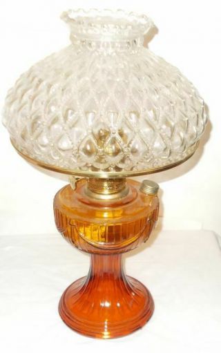 Shade & Lamp Vintage Aladdin Table Lamp Lincoln Drape 1977 Mid Century