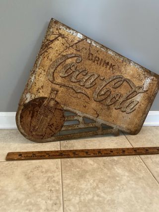 Vintage Double Sided Coca Cola Flange Sign