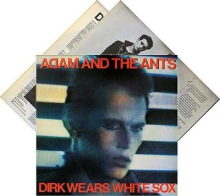 Adam And The Ants / Dirk Wears White Sox / With Insert (ex/vg, ) [a1] Vinyl Lp