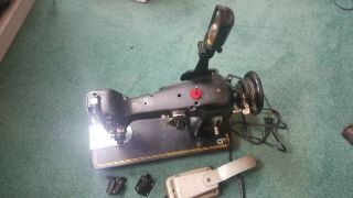 Vintage Pfaff 130 Sewing Machine With Pedal,  Light West Germany