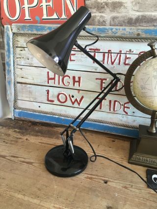 Vintage Herbert Terry Anglepoise Lamp Model 90 Retro Light Fully - Black
