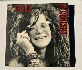Janis Joplin In Concert - 1972 Vinyl Record 2 Lp