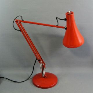 Vintage Red Anglepoise Model Type Apex 90 Herbert Terry Light Desk Lamp
