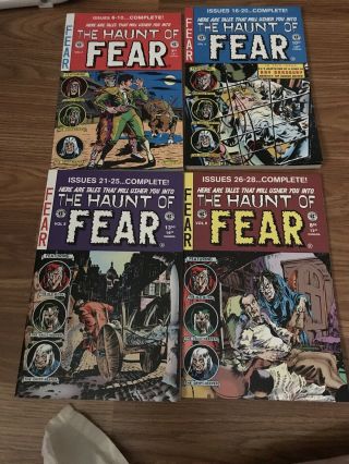 Ec Comics The Haunt Of Fear Annuals Volumes 2,  4,  5,  6