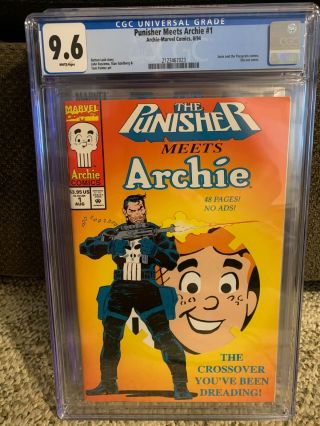 The Punisher Meets Archie Cgc 9.  6