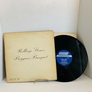 The Rolling Stones " Beggars Banquet " Vinyl Lp - 1968 1st Us Press London Ps - 539