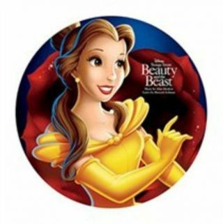 Beauty & The Beast Songs/music From Movie Disney Vinyl Picture Disc Lp