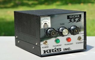 Vtg Kris 600 Ssb Linear Amplifier - Ham Tube Radio