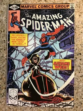 The Spider - Man 210 - 1st Madam Web - (1980) - Fn