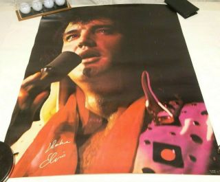 Vintage 1972 Elvis Presley All Star Shows Concert Poster 22 X 28 "