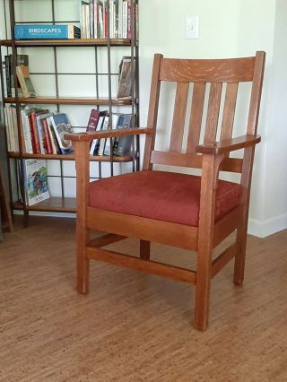 Chair Jm Young - Stickley Mission Arts And Crafts