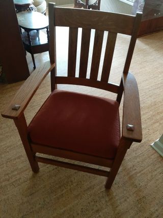 Chair JM Young - Stickley Mission Arts and Crafts 3