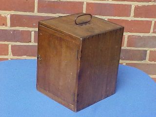 EDWARDIAN ANTIQUE RUSTIC PINE BARRISTERS MAGISTRATES WIG BOX 3