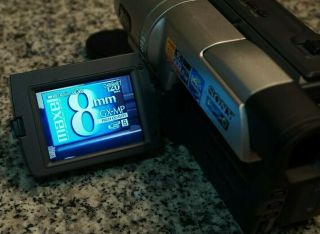 VTG Sony Handycam CCD - TRV608 Video Hi8 Camcorder 20x W/ 3