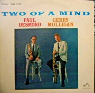 Paul Desmond & Gerry Mulligan - Two Of A Mind - Lp - 1963 - Ex/ex