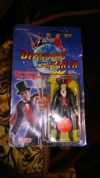 Galoob Defenders Of The Earth Mandrake The Magician Figure