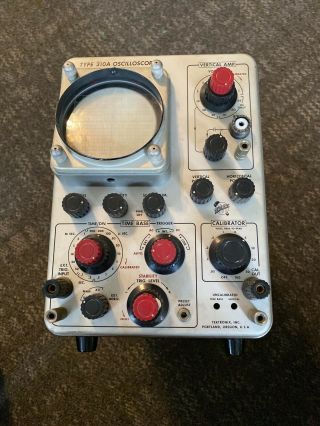 Oscilloscope Type 310a Vintage Tektronix Inc No Power Cable
