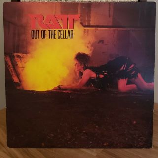 Ratt Vinyl Lp Out Of The Cellar 1984 Atlantic Records Inner Sleeve