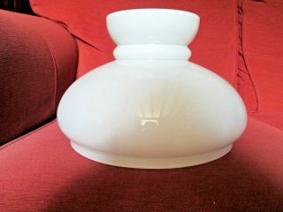Vintage Milk Glass Vesta Oil Lamp Shade