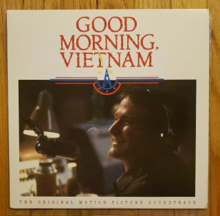 Good Morning Vietnam Lp Vinyl Orig Soundtrack W/ Beach Boys James Brown Nm -
